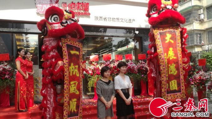 南方人爱上陕西美食   西安肉夹馍落地广州 