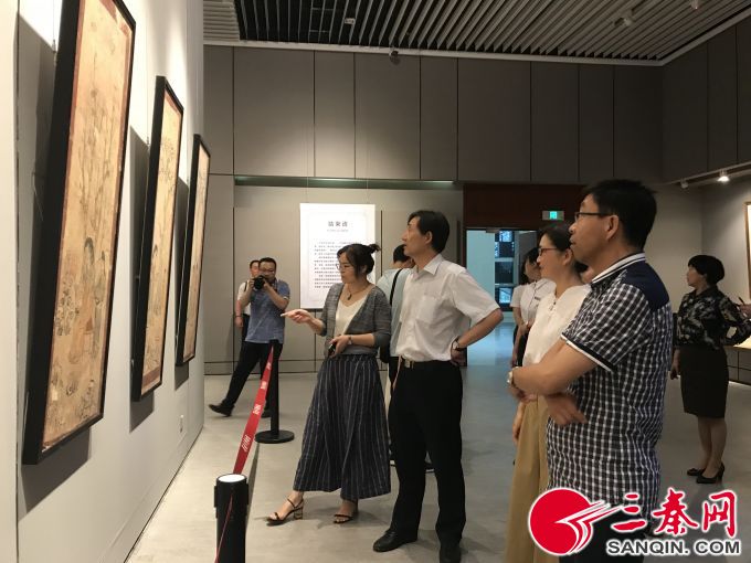 “唐代壁画精品摹本及相关文物展”渭南开展