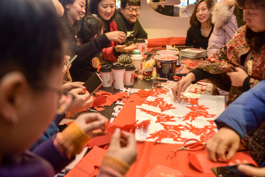 在肯德基遇见祥瑞   以努力收获幸运
