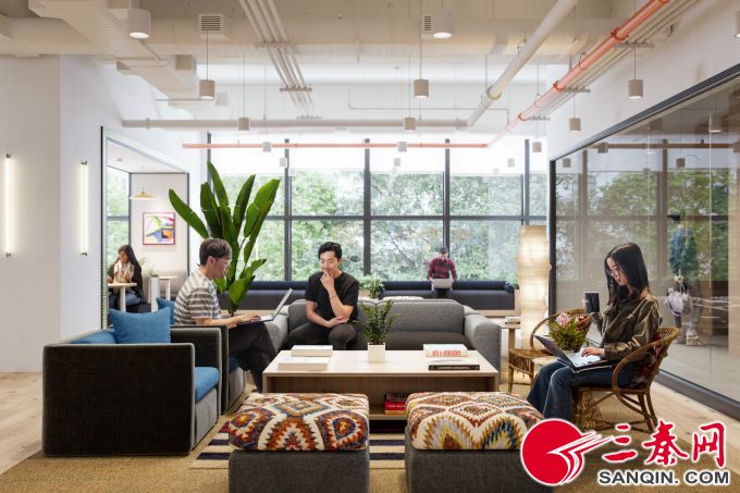 WeWork西安中铁第一国际社区空间图3