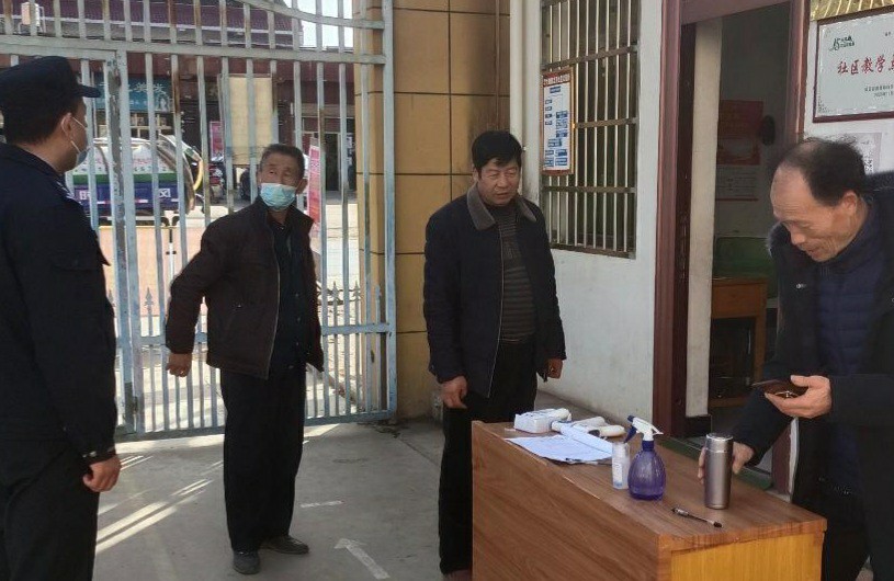 周至青化派出所深入开展校园安全大检查