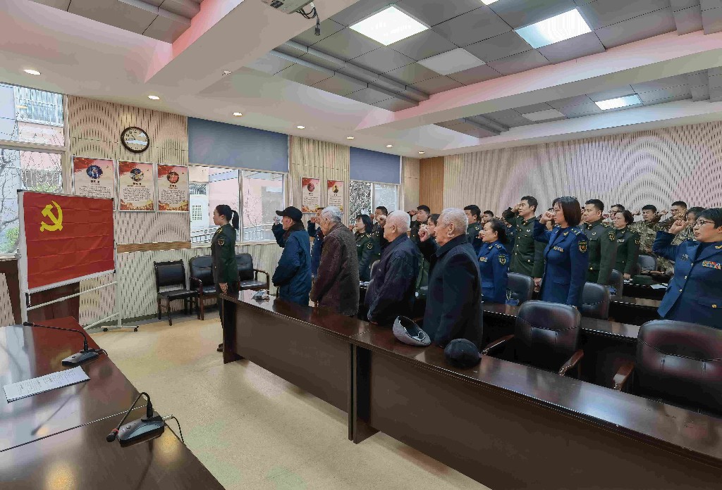 坚定信仰学党史 矢志不渝跟党走 陕西省军区西安第十一干休所离退休干部党支部开展主题党日活动