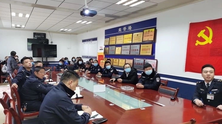 红庙坡派出所开展消防安全培训