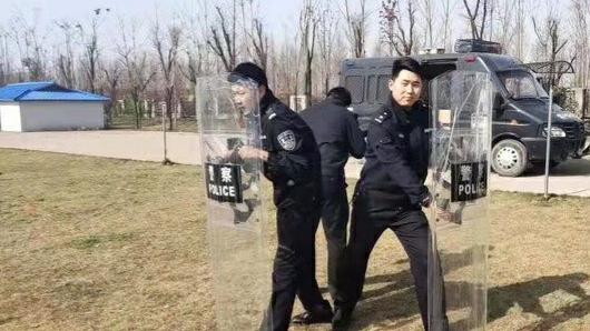 护航十四运 周至全警大练兵