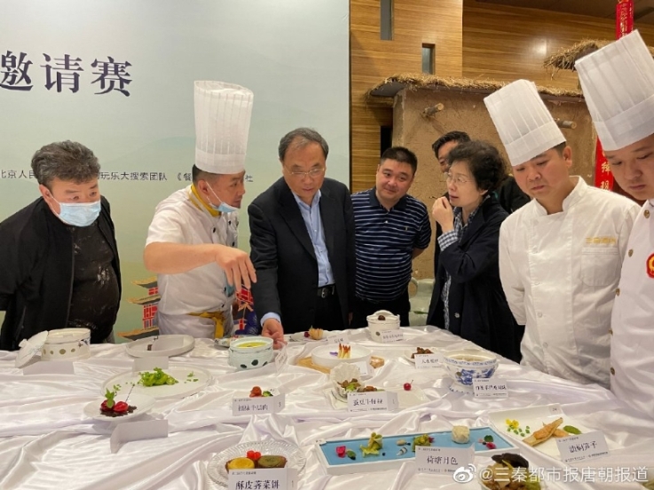 全国名厨西安竞作时令菜   西饮老字号尽展陕菜魅力