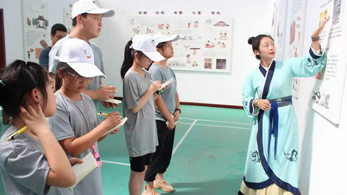 汉阳陵博物院开展“博物馆与全运会”夏令营活动