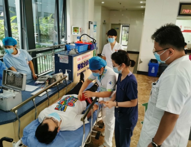 交大一附院急诊科开展十四运会医疗保障应急演练