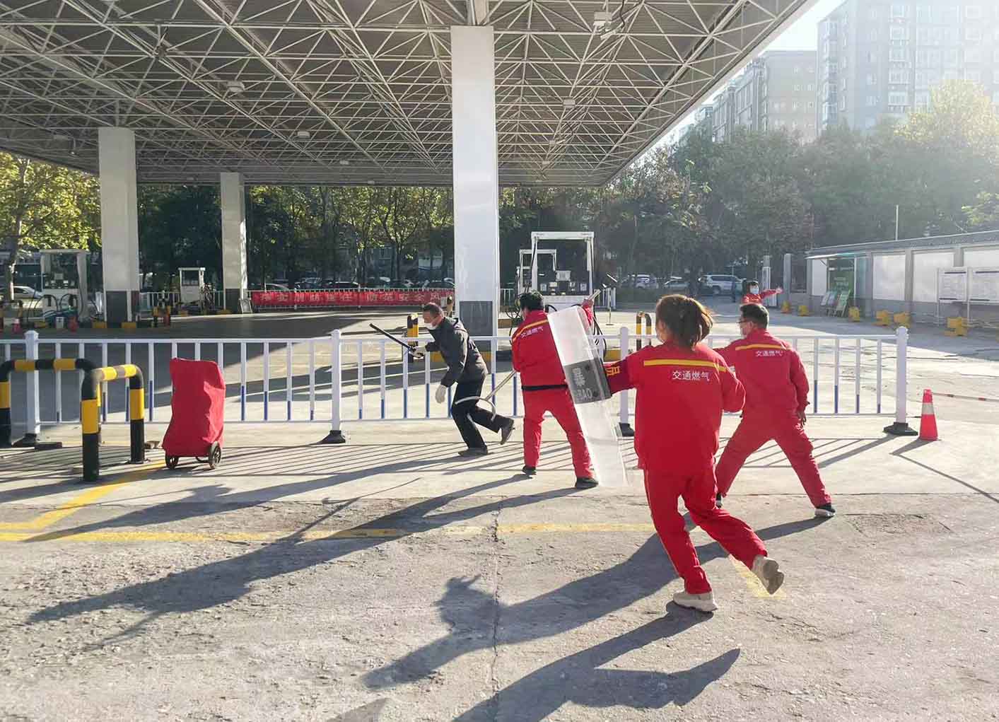 西安交燃公司消防宣传月活动启动