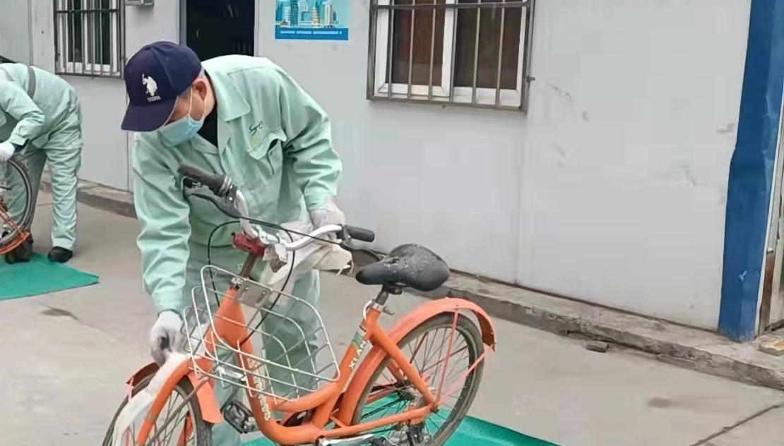 西安公共自行车为复工复产提供出行保障