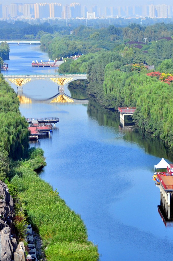 西安河流湖泊图片