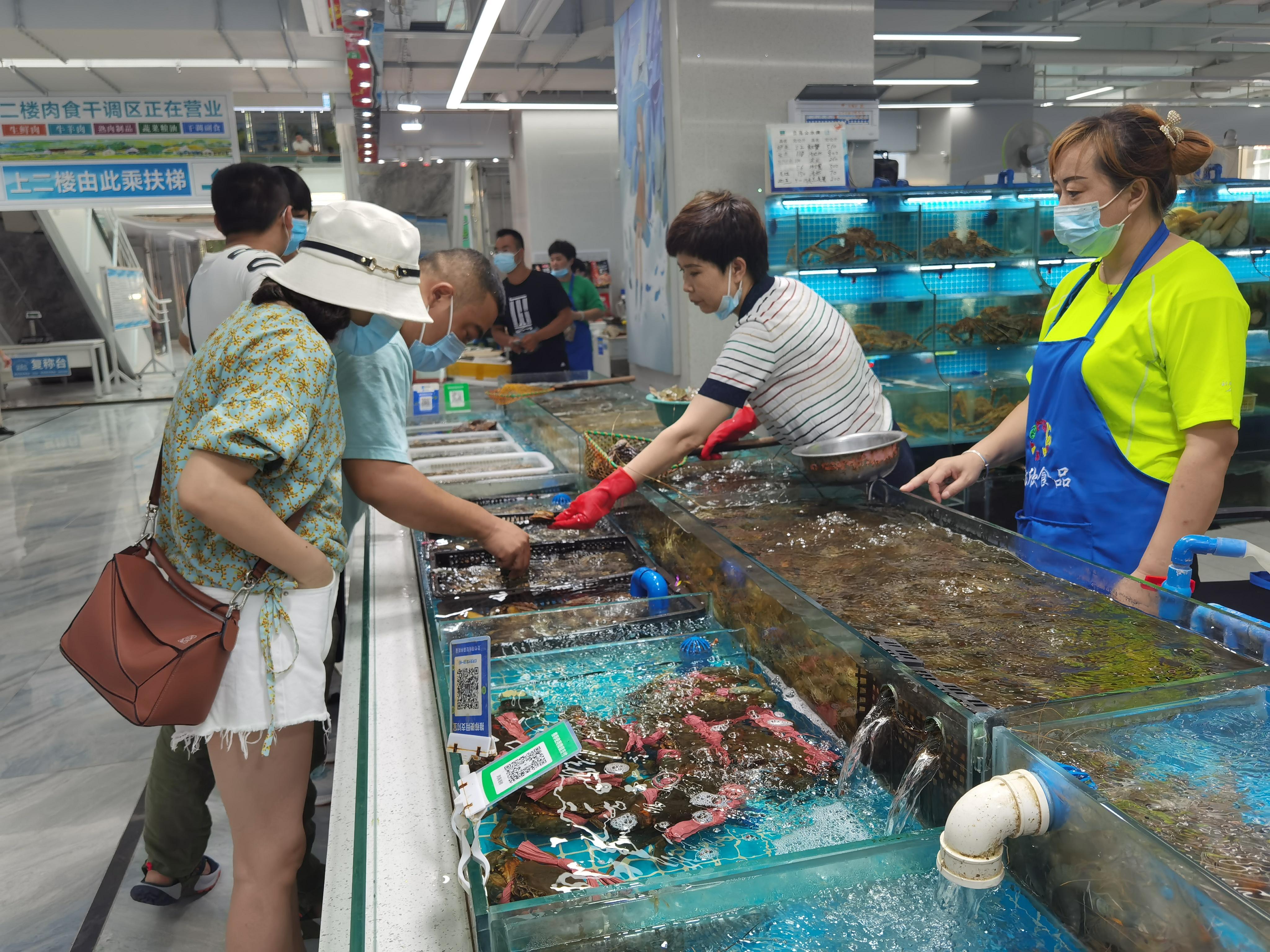 方欣海鮮副食品市場暨方欣海鮮美食集市正式開業_三秦網