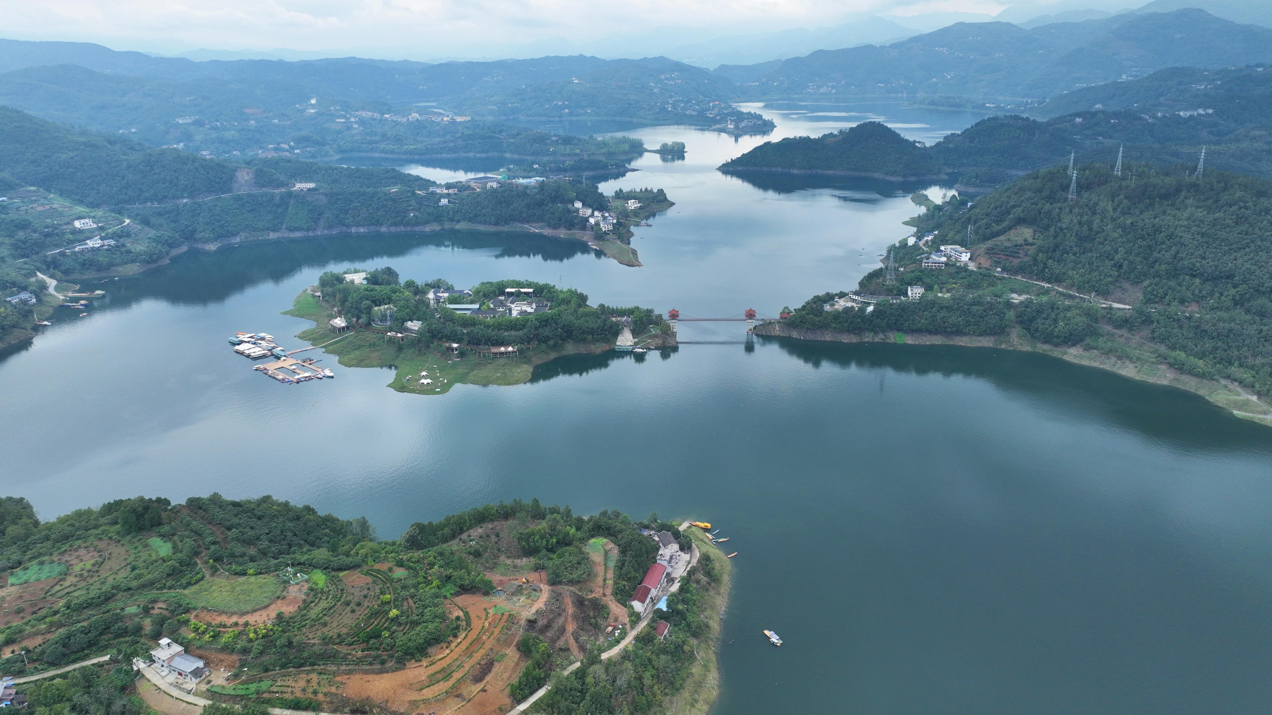 安康瀛湖风景名胜区图片