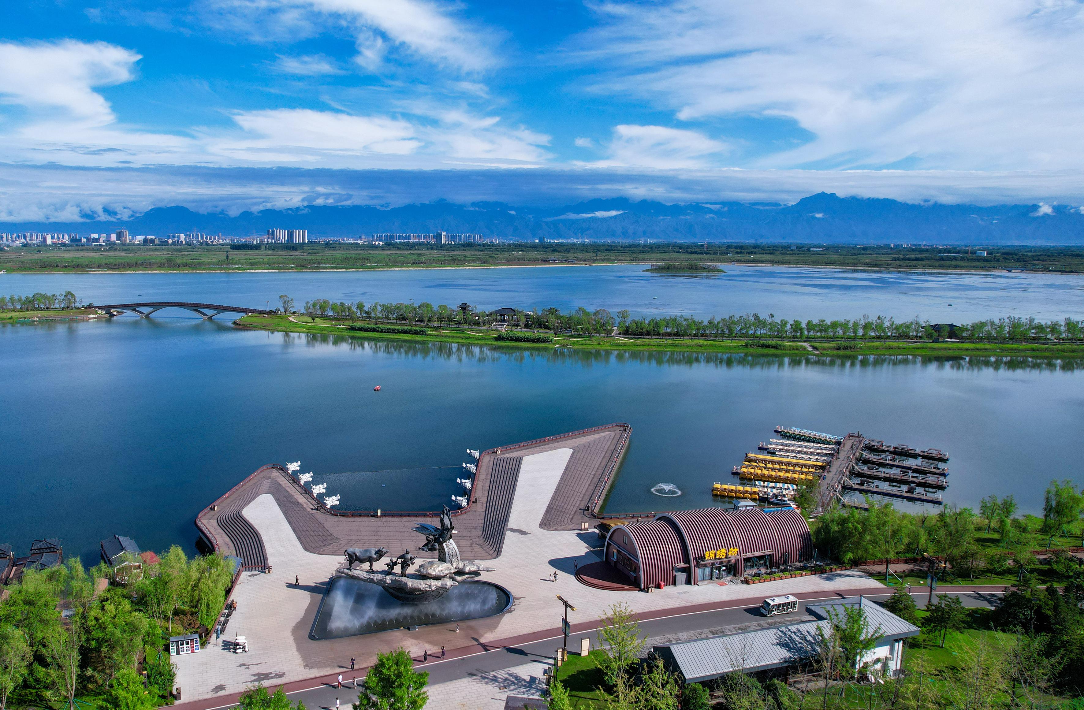 西安昆明湖景点图片图片