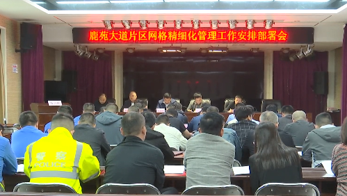 高陵区召开鹿苑大道片区网格精细化管理工作安排部署会
