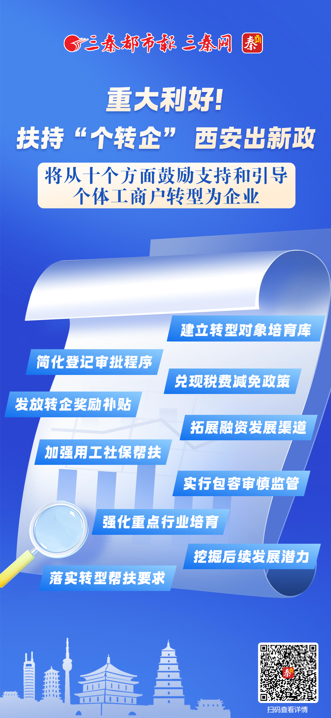重大利好！扶持“个转企”西安出新政