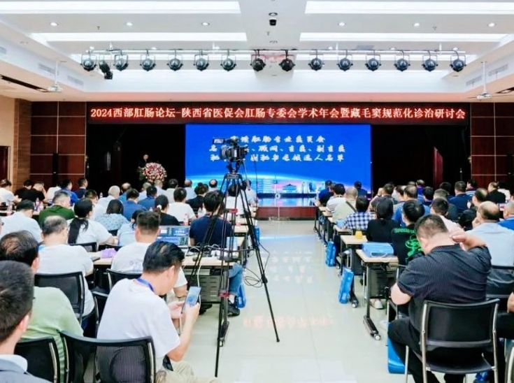 2024西部肛肠论坛-陕西省医促会肛肠专委会学术年会在西安大兴医院举行