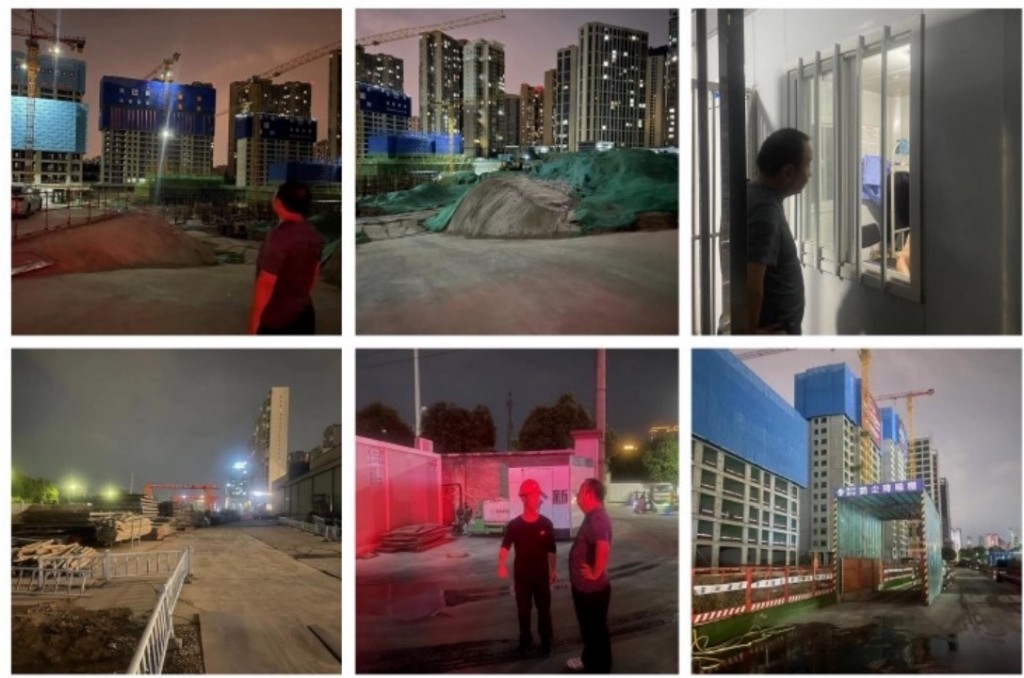 带队夜查 推进大气污染防治