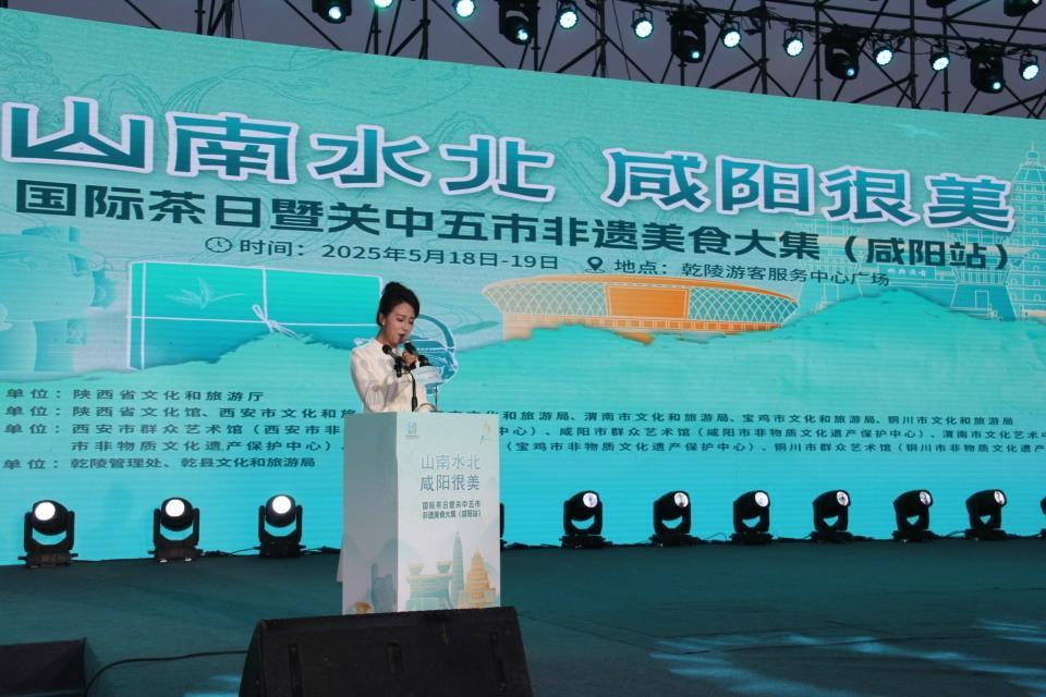 “山南水北 咸阳很美”国际茶日暨关中五市非遗美食大集（咸阳站）活动启幕