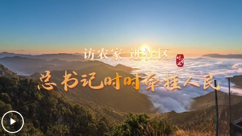 访农家 进社区 总书记时时牵挂人民