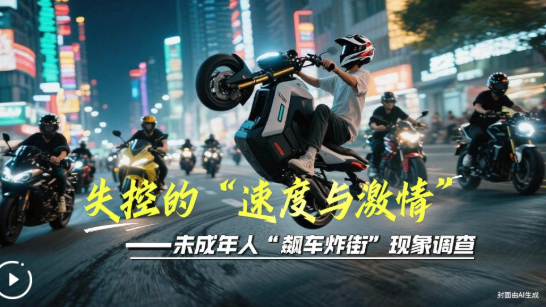 新华视点｜失控的“速度与激情”——未成年人“飙车炸街”现象调查