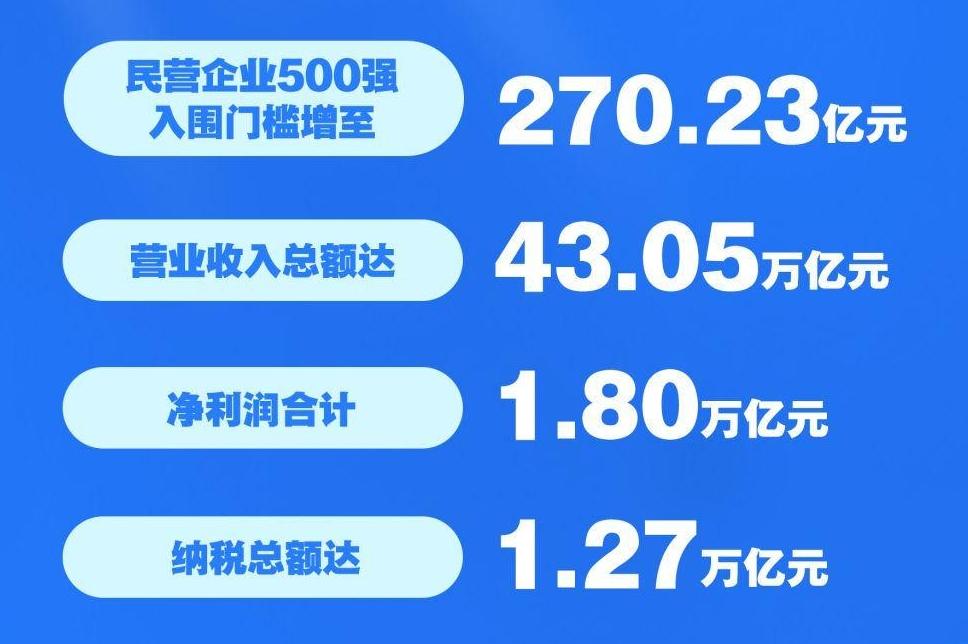 “2025中国民营企业500强”发布