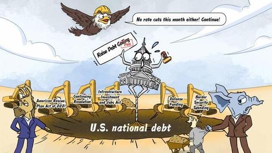 Comicomment丨Why does the U.S. national debt keep getting bigger？