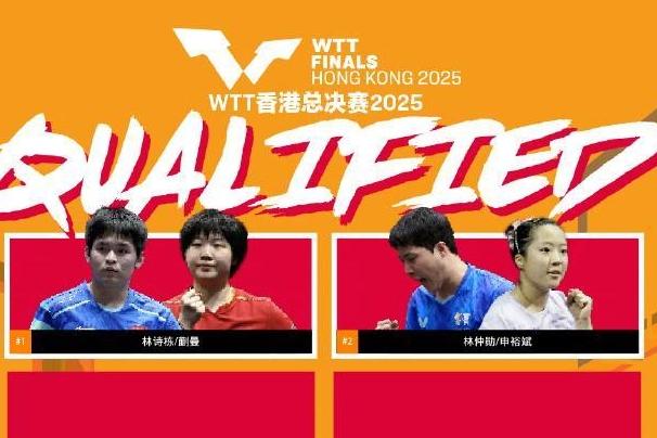 加油！孙颖莎王楚钦获2025WTT香港总决赛参赛资格