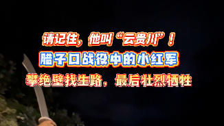 “两点一存”耀华夏|请记住，他叫“云贵川”！腊子口战中的小红军