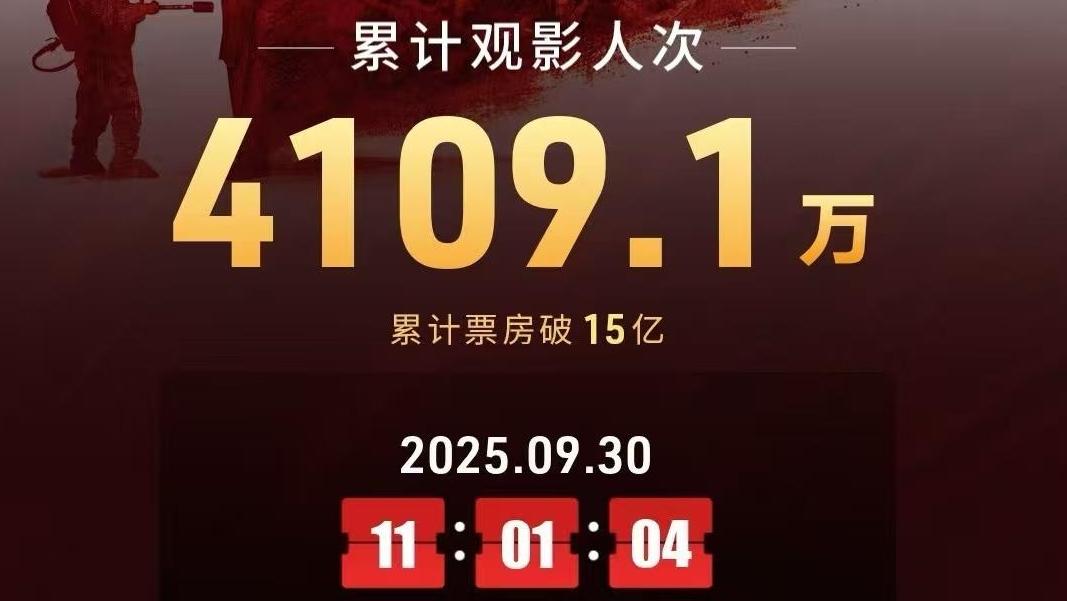 破15亿！电影《731》票房再创新高