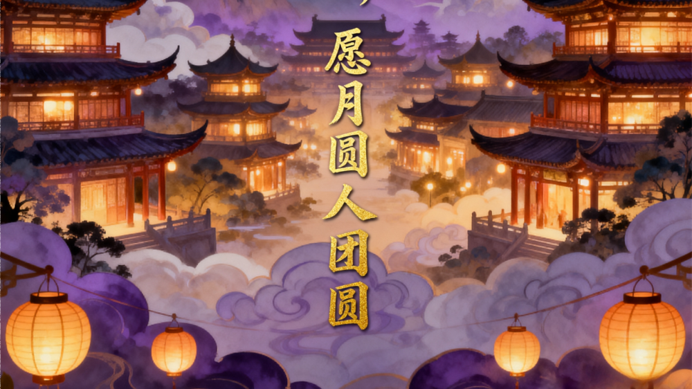 今日中秋，天涯共此时！