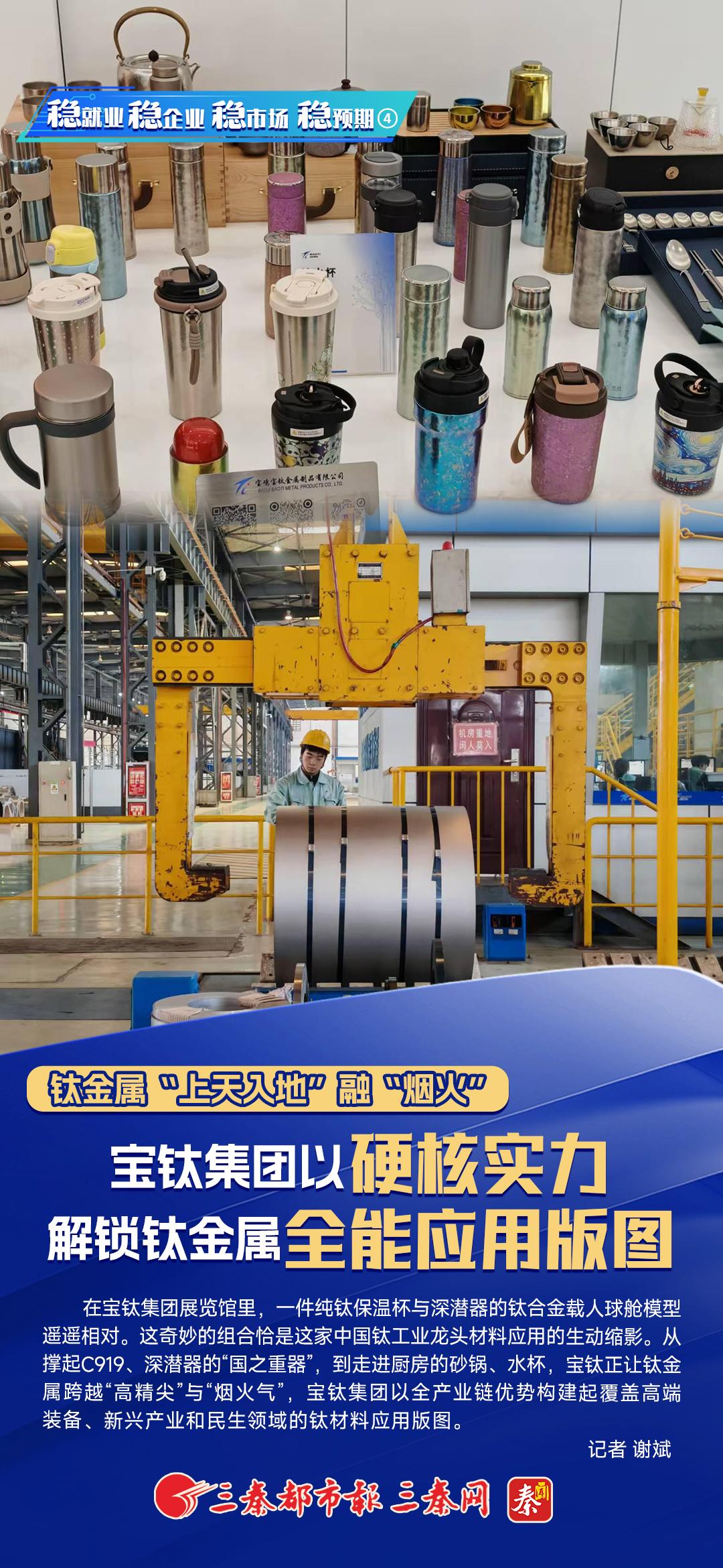 宝钛集团以“硬核实力”解锁钛金属“全能应用版图”