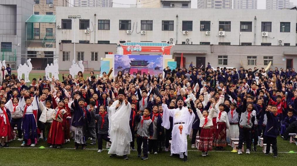 从校园到“长安城” ，西安外国语大学附属学校传统文化节让中德学子共品盛唐风华