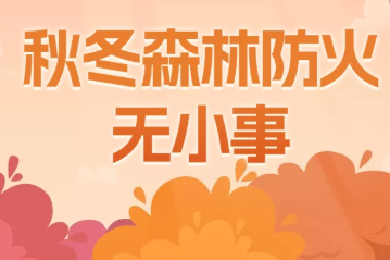 H5丨秋冬森林防火无小事，这些行为暗藏火灾风险！