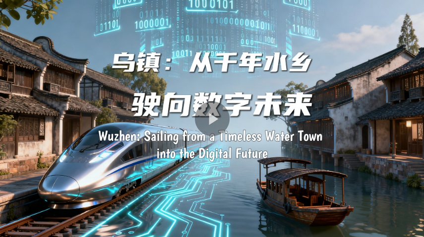 世界互联网大会乌镇峰会丨从千年水乡，驶向数字未来