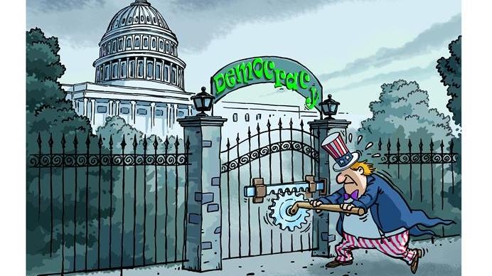 漫评美国政府停摆：“开门难”