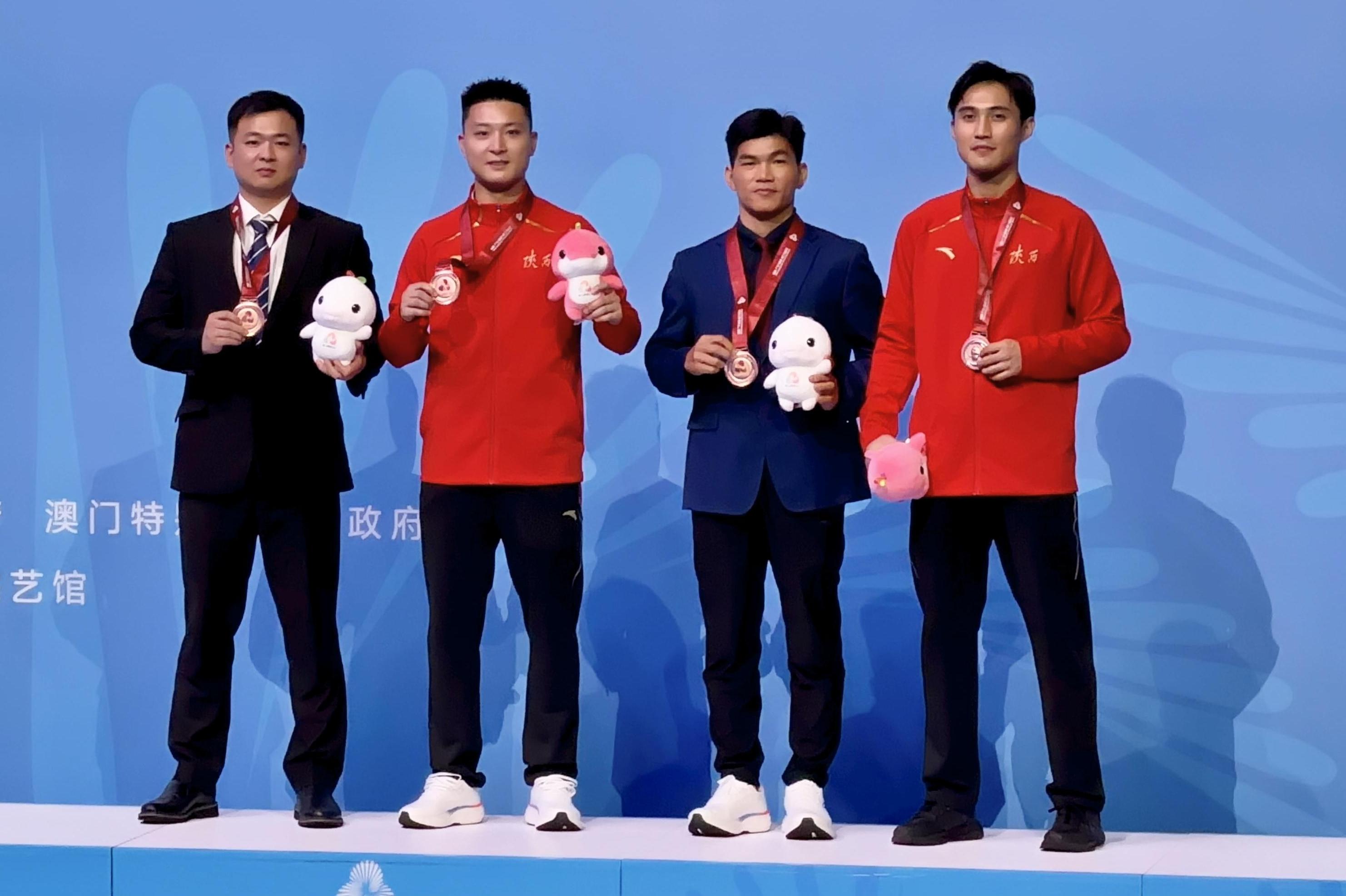 陕西选手获十五运会群众空手道赛两枚铜牌