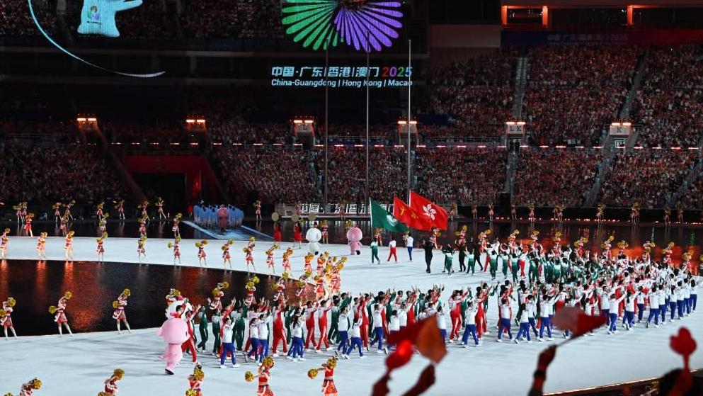 全运会｜体育强国梦 潮涌大湾区——第十五届全国运动会开幕式侧记