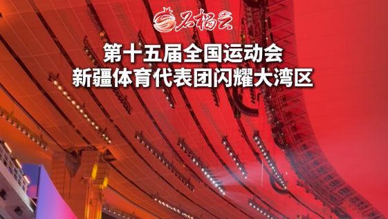 第十五届全国运动会新疆体育代表团闪耀大湾区