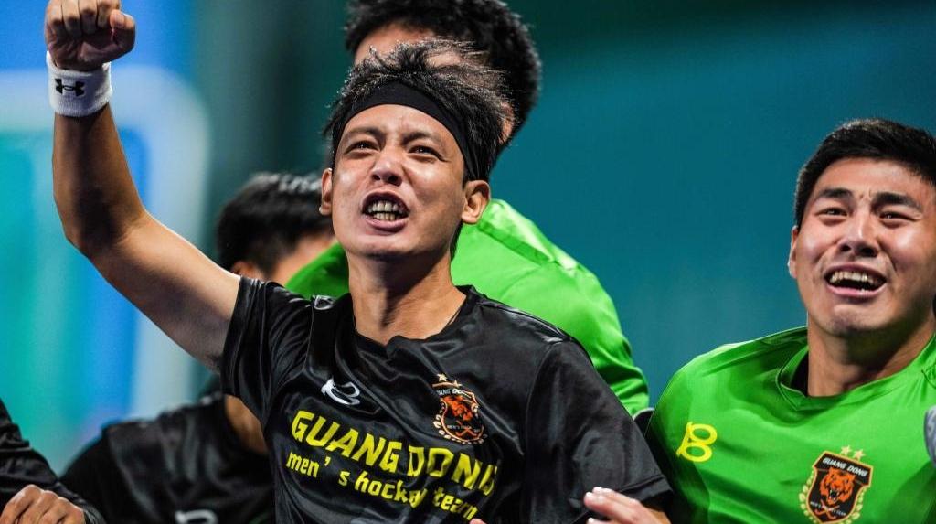 全运会丨曲棍球——男子半决赛：广东队胜辽宁队