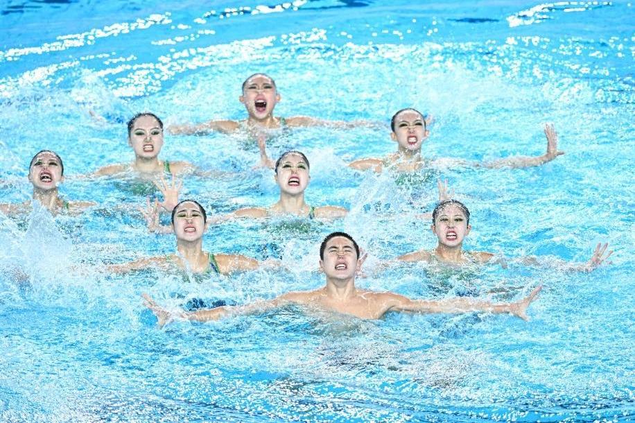 全运会｜花样游泳为啥有男队员？