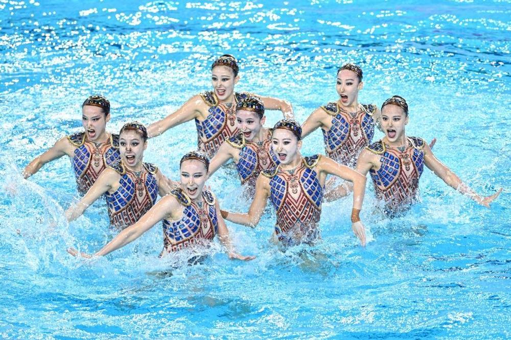 全运会丨北体大队斩获花游团体金牌