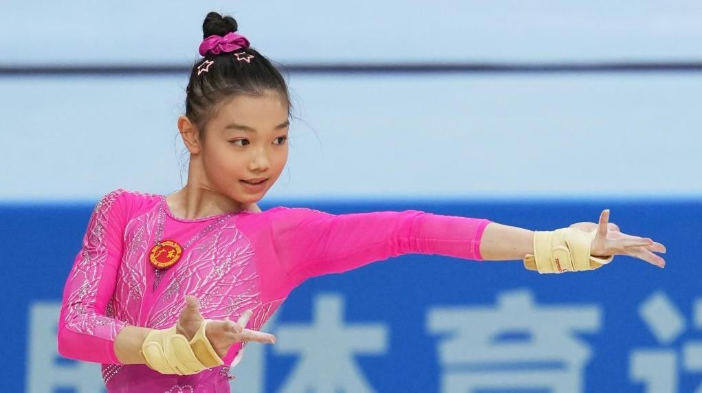 全运会丨“10后”小将柯沁沁斩获体操女子个人全能冠军