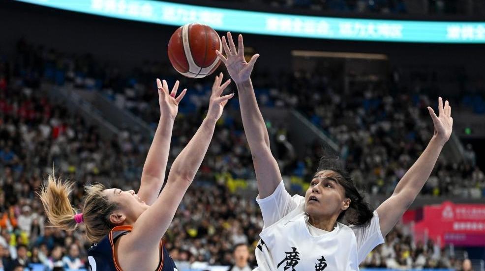 全运会｜广东队获女篮成年组冠军