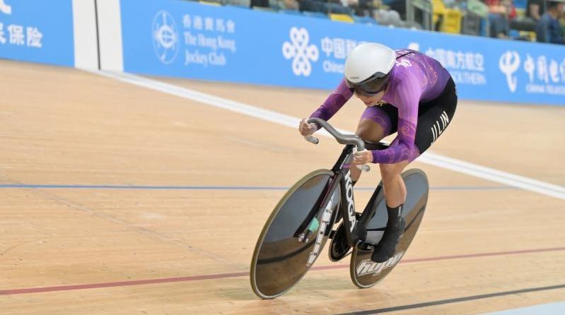全运会｜场地自行车：上海队吴俊杰战术制胜