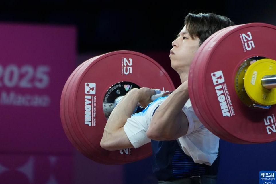 全運會｜舉重——男子67公斤級決賽：陳戩奪冠