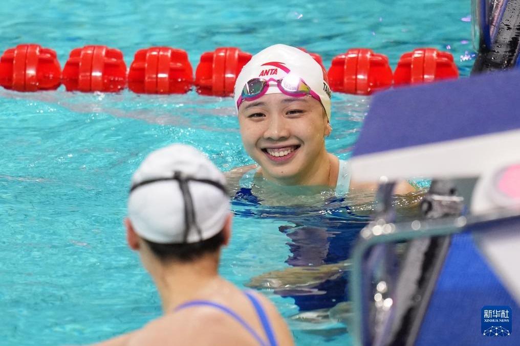 全運會丨游泳——女子50米蛙泳決賽：唐錢婷奪冠