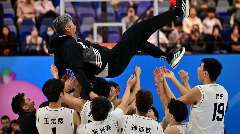 全運會｜U22男籃廣東隊逆轉(zhuǎn)奪冠