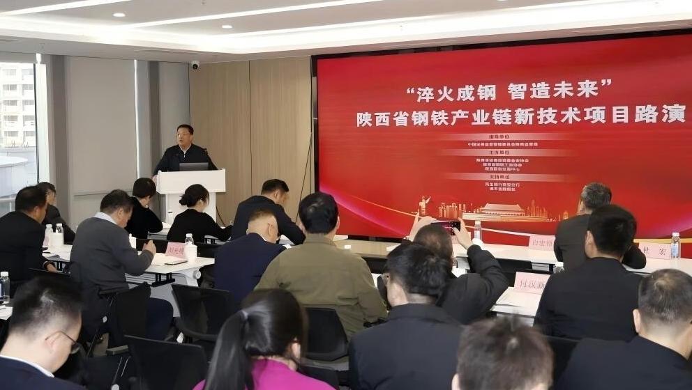 陕西省举行钢铁产业链新技术项目路演活动