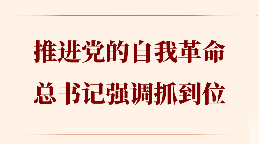 第一觀察｜推進(jìn)黨的自我革命，總書記強(qiáng)調(diào)抓到位