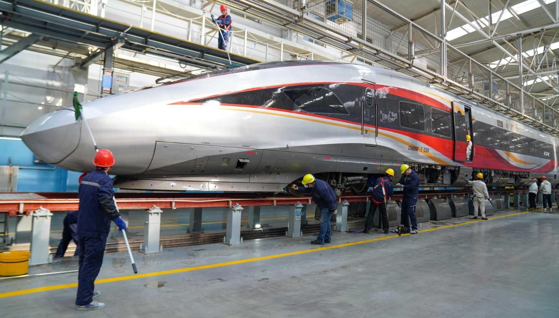 西安動(dòng)車段為西延高鐵開通提供用車保障